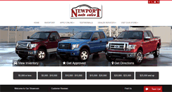 Desktop Screenshot of newportautosales.com